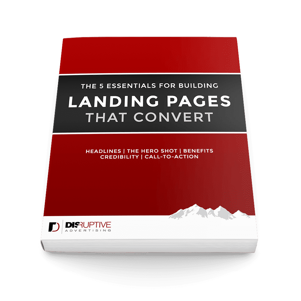 eBook Landing Pages That Convert - Disruptive Advertising