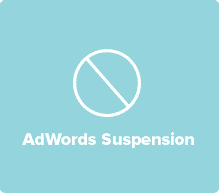 Adwords Suspension Icon - Disruptive Advertising