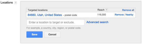 Targeting Locations within Google Adwords - Disruptive Advertising