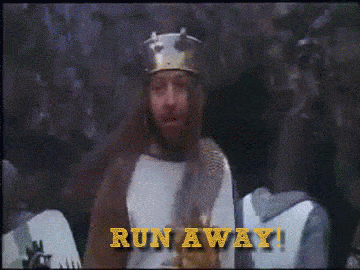 Monty Python "Run Away" | Disruptive Advertising