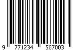 ISSN-barcode