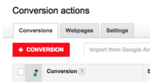 Red "+ conversion" Button | Disruptive Advertising