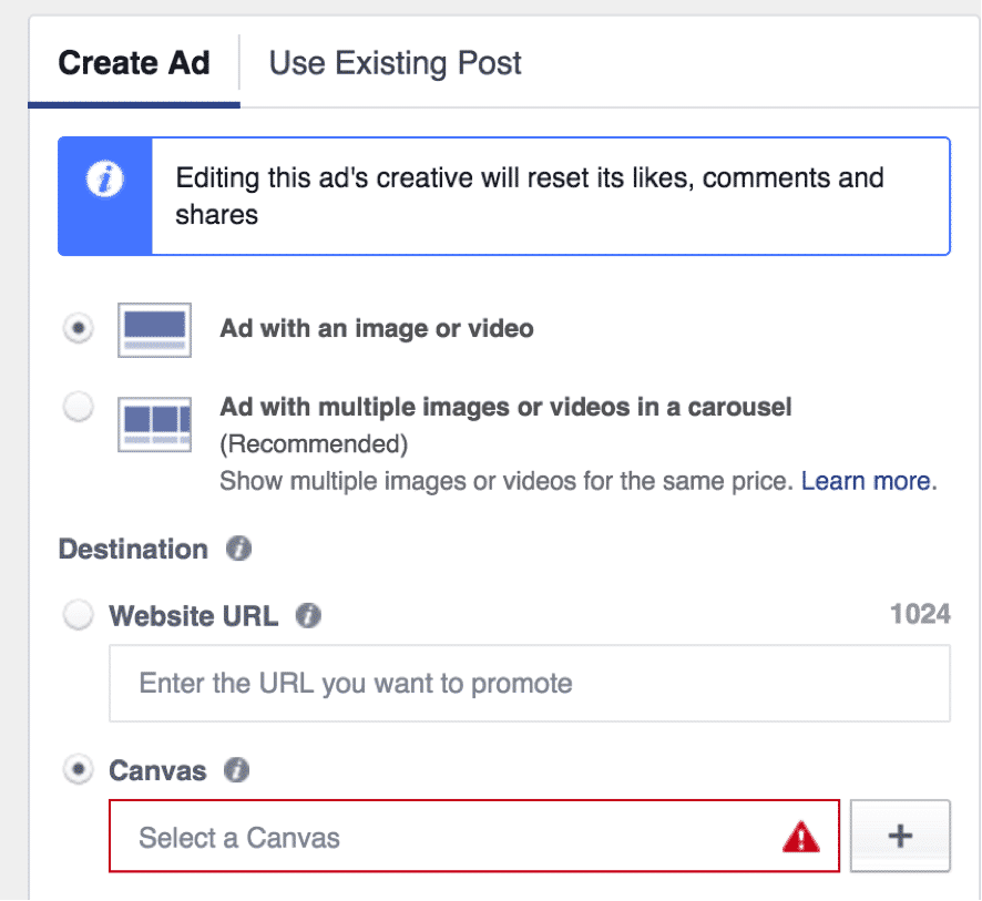 How to Create a Facebook Canvas Ad