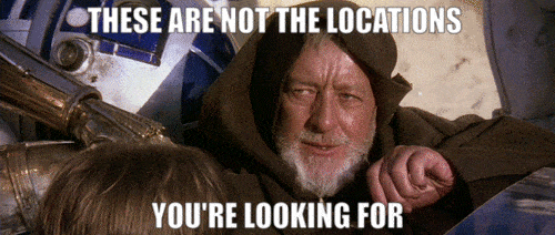 These Are Not the Locations You're Looking For | Disruptive Advertising