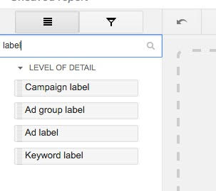 Filtering for Labels in Your AdWords Report | Disruptive Advertising