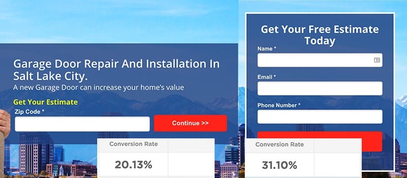 Multistep Forms Can Be Used to Break Up Long Landing Page Forms | Disruptive Advertising