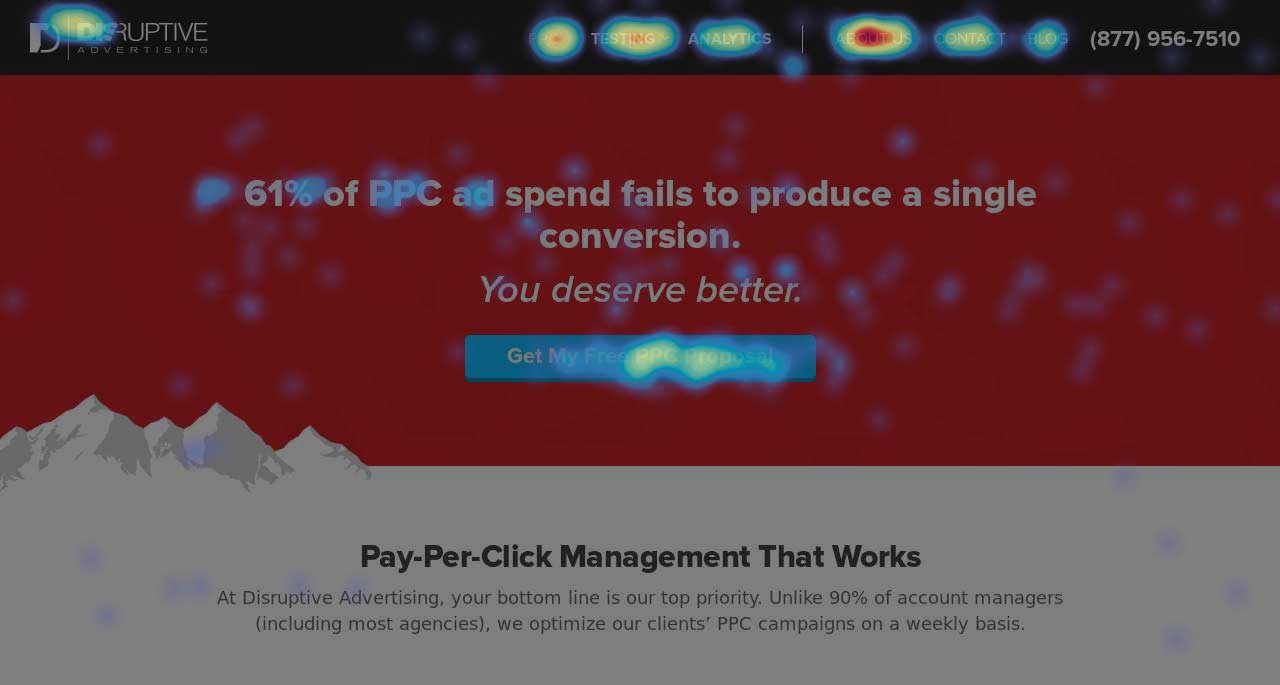 Heatmaps – A "Guaranteed" Way to Improve Your Conversion Rates? | Disruptive Advertising
