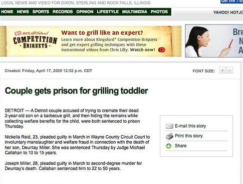 Bad Display Ads – Grill Like an Expert | Disruptive Advertising