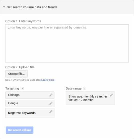 The Google Keyword Planner: Get Search Volume, Data and Trends | Disruptive Advertising