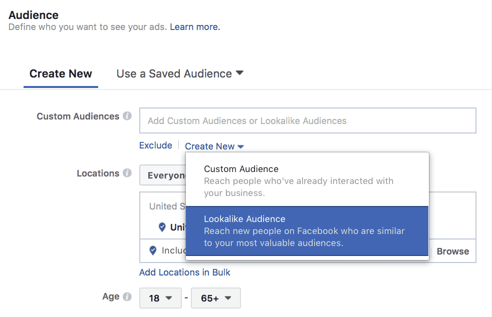 Facebook's lookalike audiences