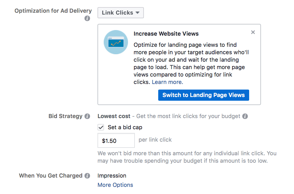 Facebook Ad optimization 