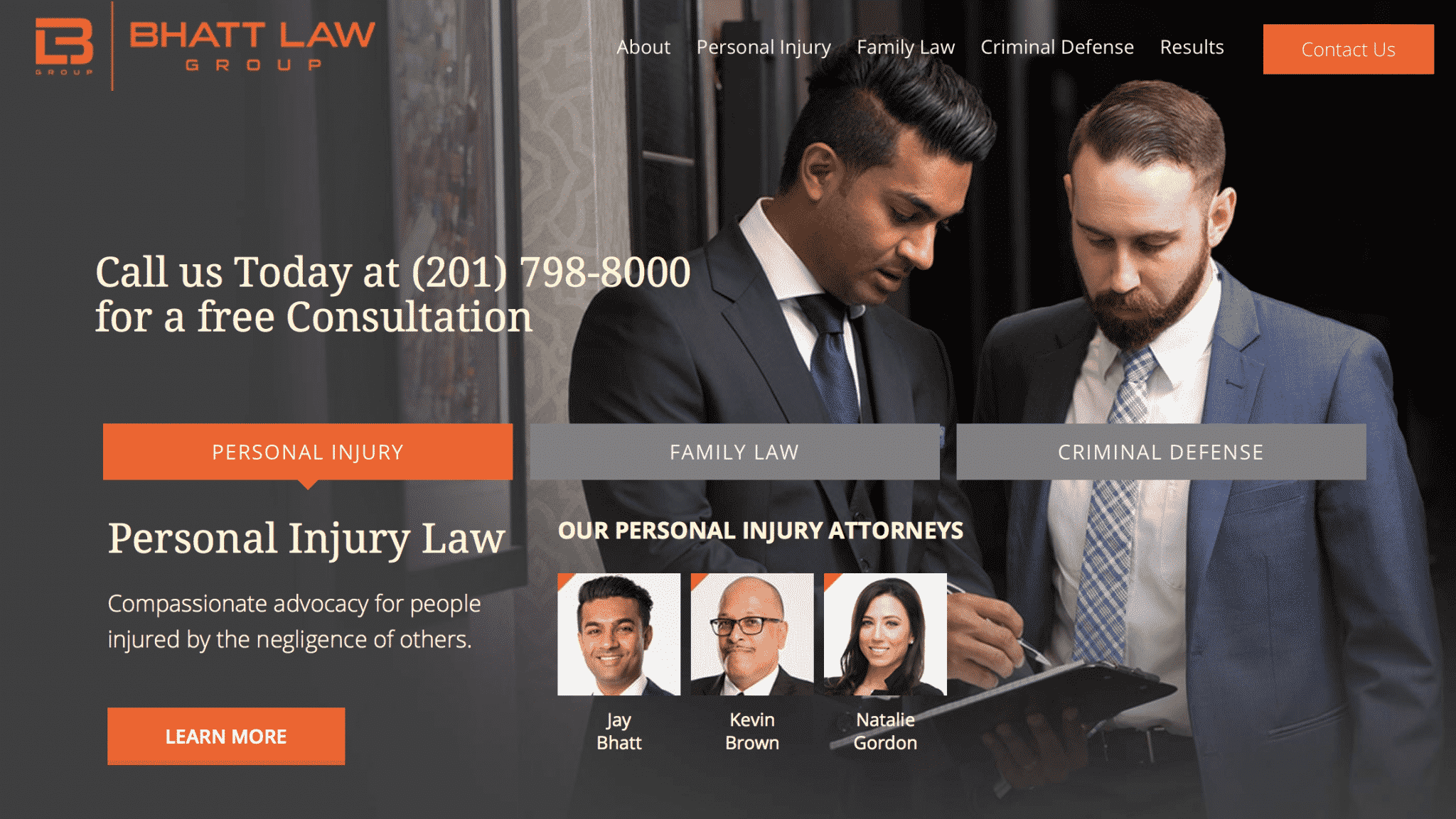 The 11 Best Lawyer Websites You Need To See Disruptive Advertising 2022   Screen Shot 2018 03 03 At 11.58.40 PM 