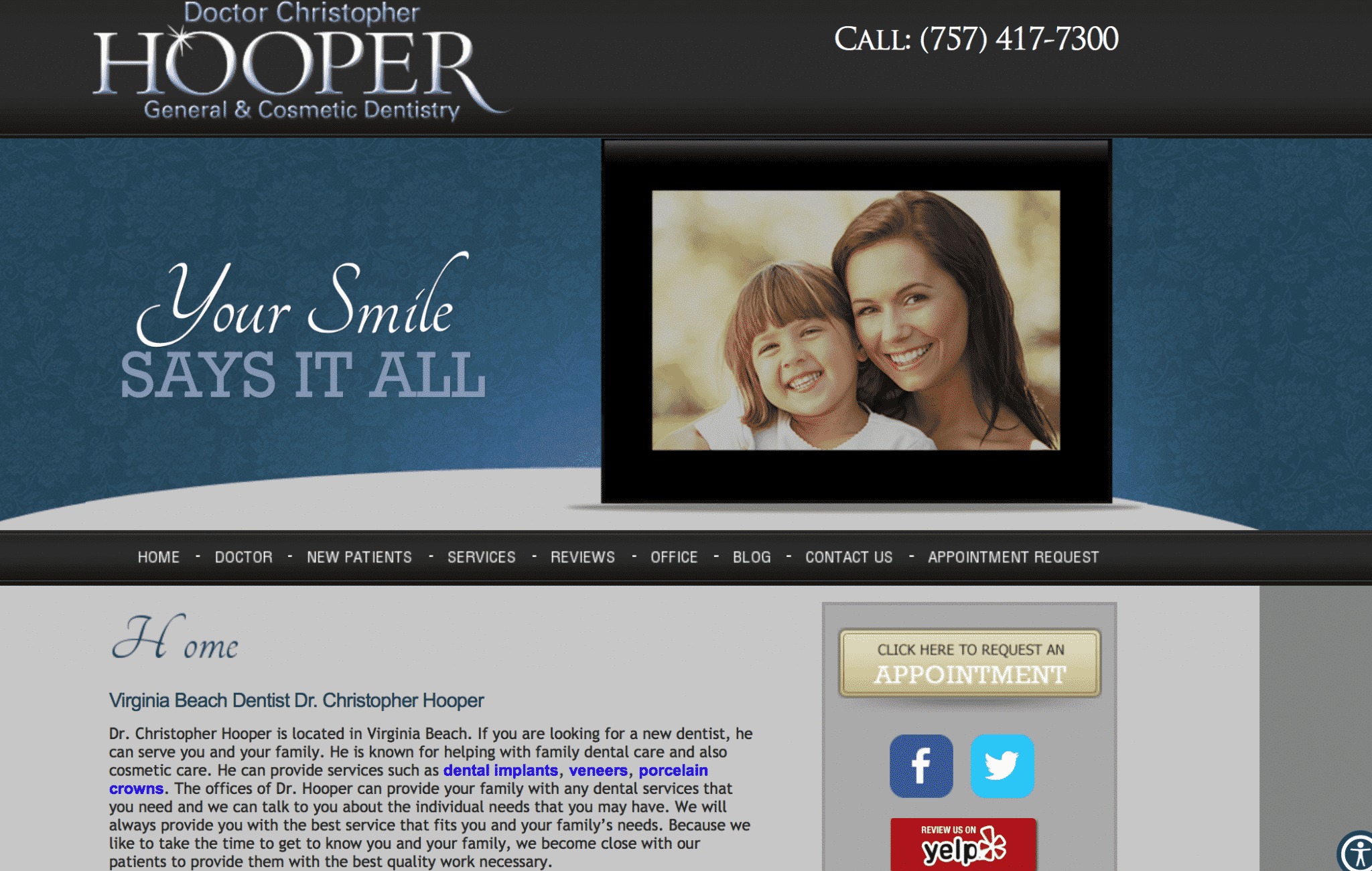 website design for dentists 