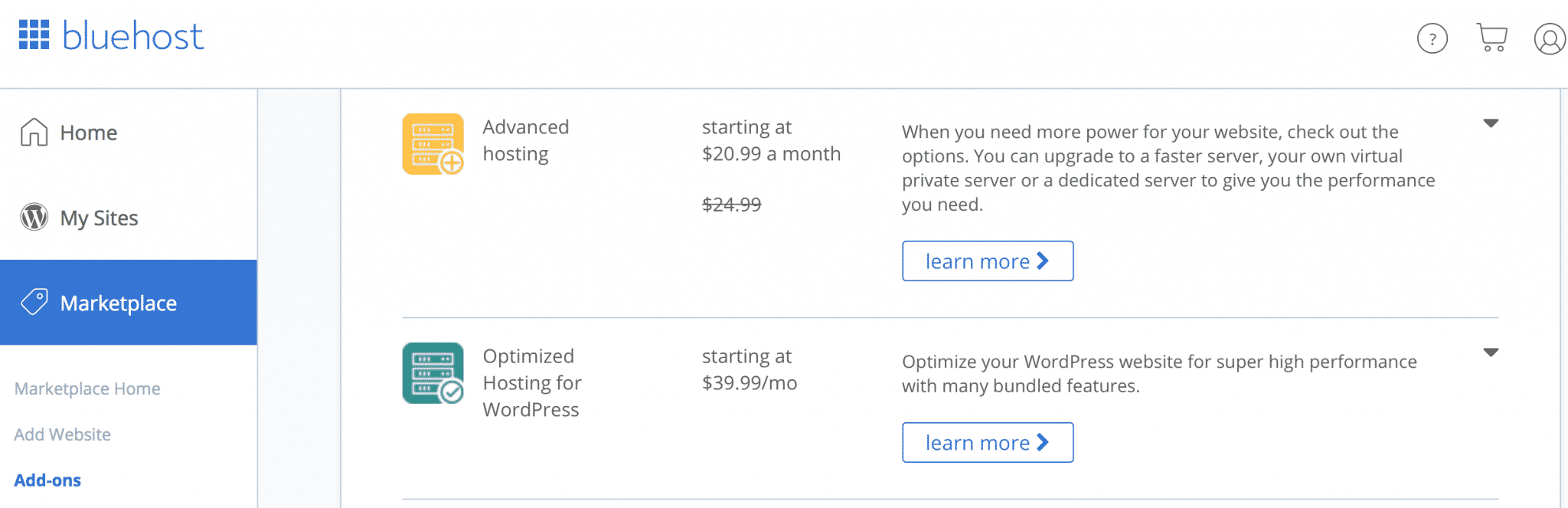 ecommerce hosting plan 