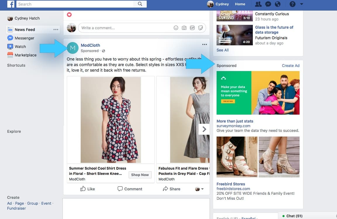 Shop Facebook