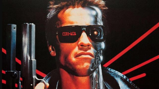 Arnold Schwarzenegger as the Terminator